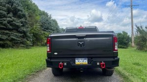 Ram 1500 Rear Bumper - Fishbone Offroad - Pike - Black - `19-`23 Ram 1500 Rear Bumper - Fishbone Offroad - Pike - Black - `19-`23